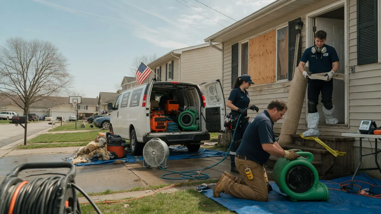 Water Damage Restoration in Treichlers, PA near me